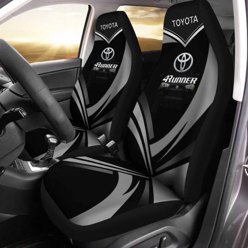 Toyota 4runner BDA Car Seat Cover (Set of 2) Ver 1 (Grey) 