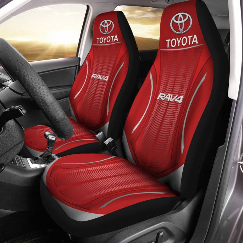 TOYOTA RAV4 TDV Car Seat Cover (Set of 2) Ver 2 (Red)