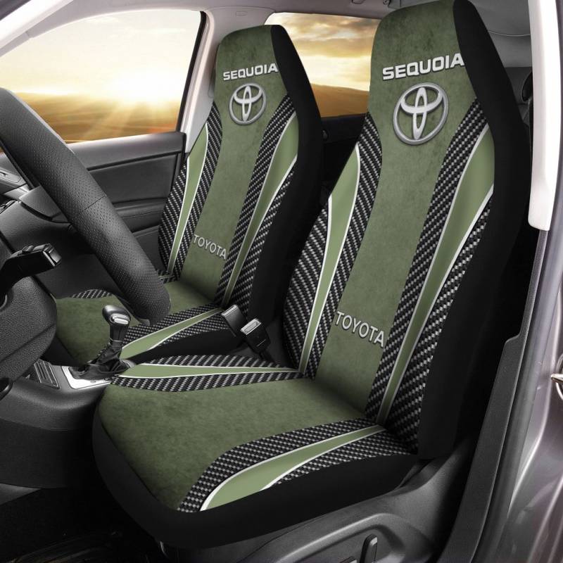 Toyota Sequoia NCT Car Seat Cover (Set of 2) Ver 1 (Green)