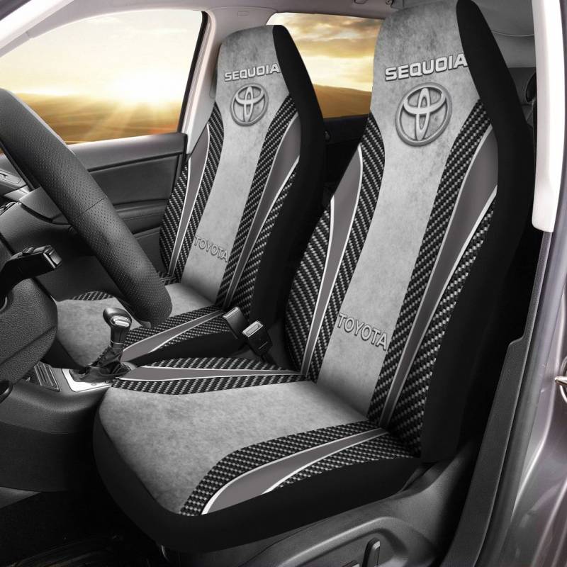 Toyota Sequoia NCT Car Seat Cover (Set of 2) Ver 1 (White)