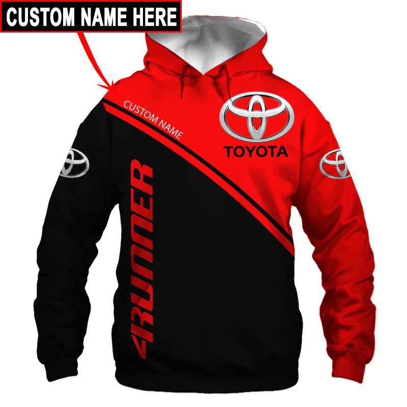 Toyota t-shirt hoodie apparel 3D full printing 