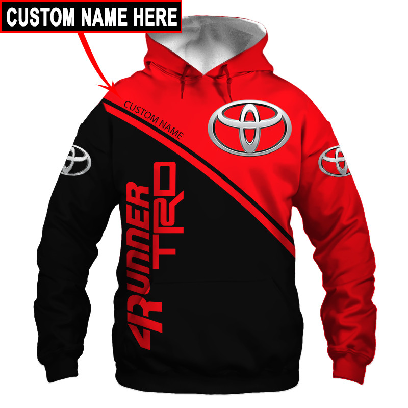 Toyota t-shirt hoodie apparel 3D full printing 