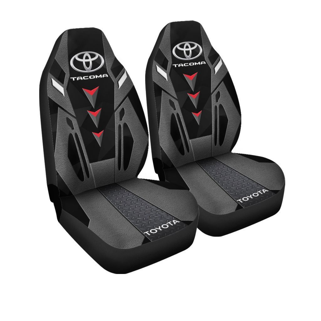 Toyota TACOMA Car Seat Cover (Set of 2) Ver 4 (Grey)