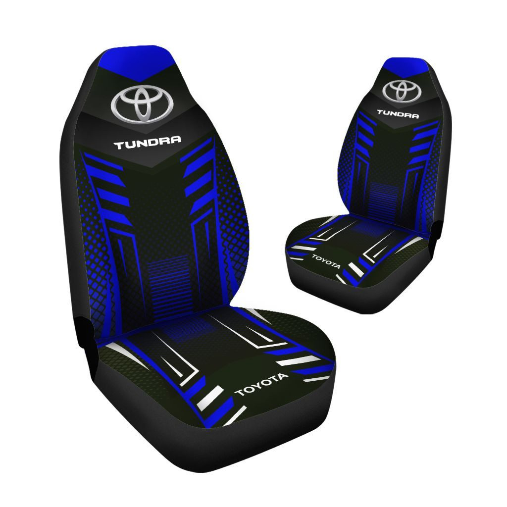 Toyota Tundra Car Seat Cover (Set of 2) Ver 10 (Blue)