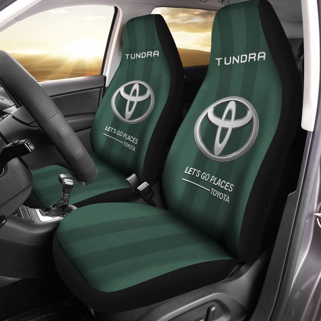 Toyota Tundra- Nct Car Seat Cover (Set Of 2) Ver2 (Green)