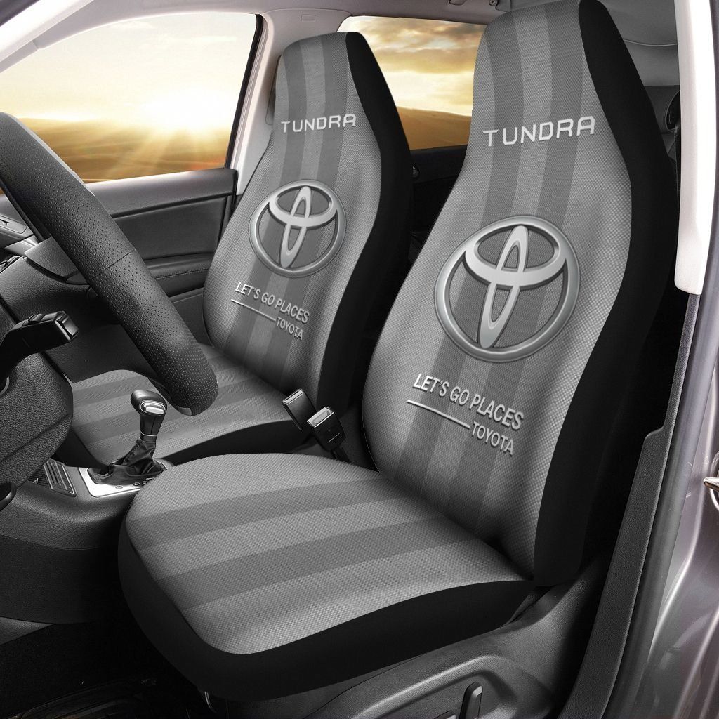 Toyota Tundra- Nct Car Seat Cover (Set Of 2) Ver2 (Grey)