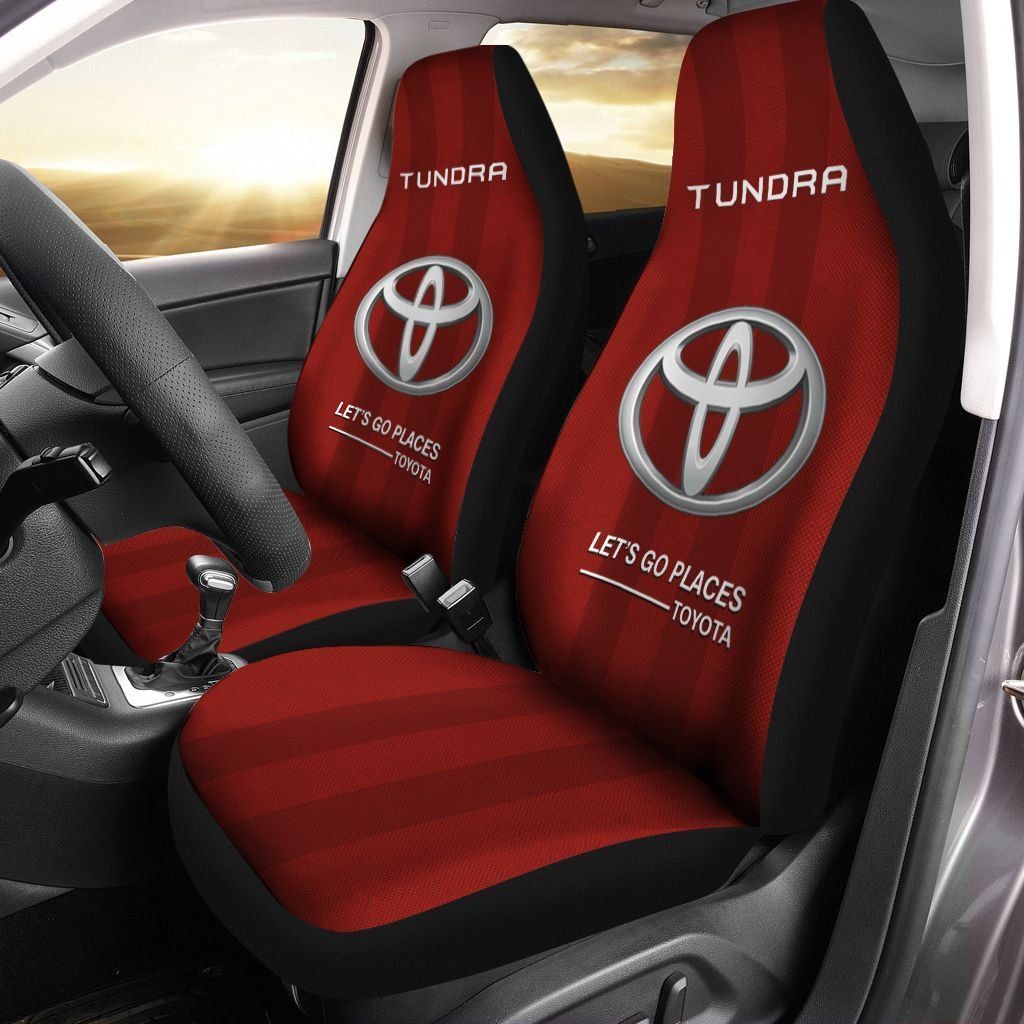 Toyota Tundra- Nct Car Seat Cover (Set Of 2) Ver2 (Red)