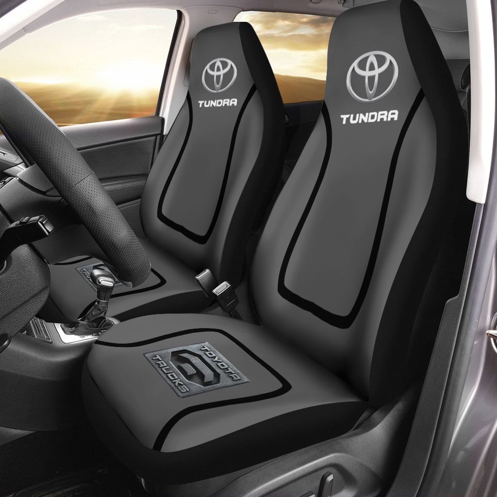 Toyota Tundra Nct-Ht Car Seat Cover (Set Of 2) Ver 4 (Grey)