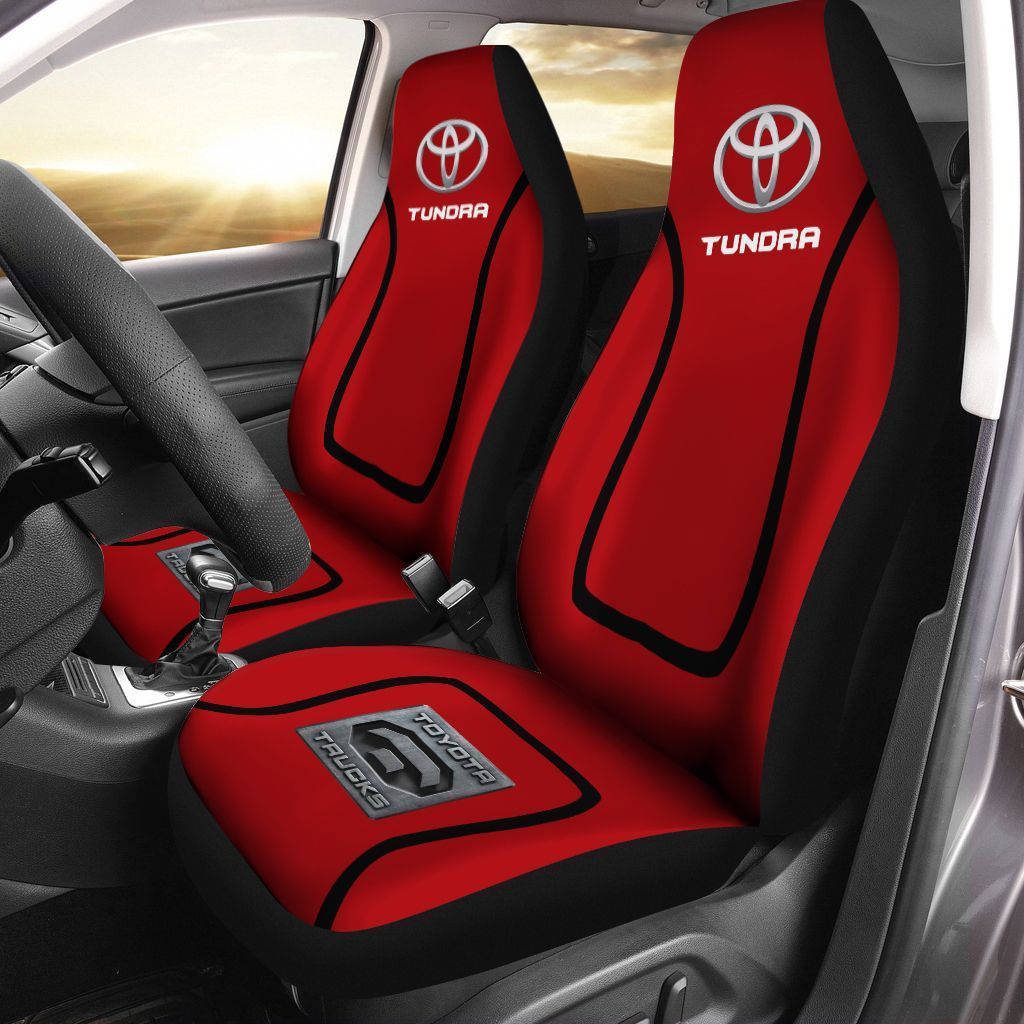 Toyota Tundra Nct-Ht Car Seat Cover (Set Of 2) Ver 4 (Red)