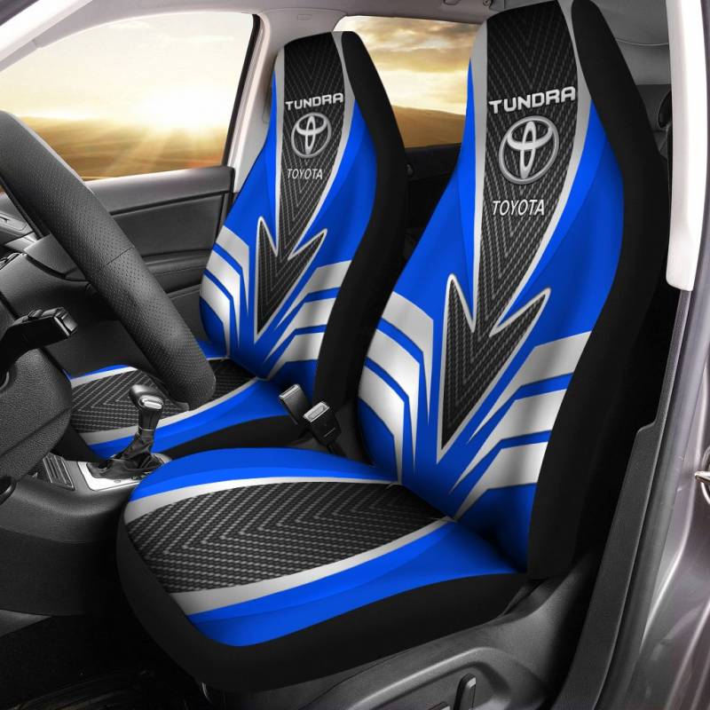 Toyota TUNDRA NTA Car Seat Cover (Set of 2) Ver 3 (Blue)