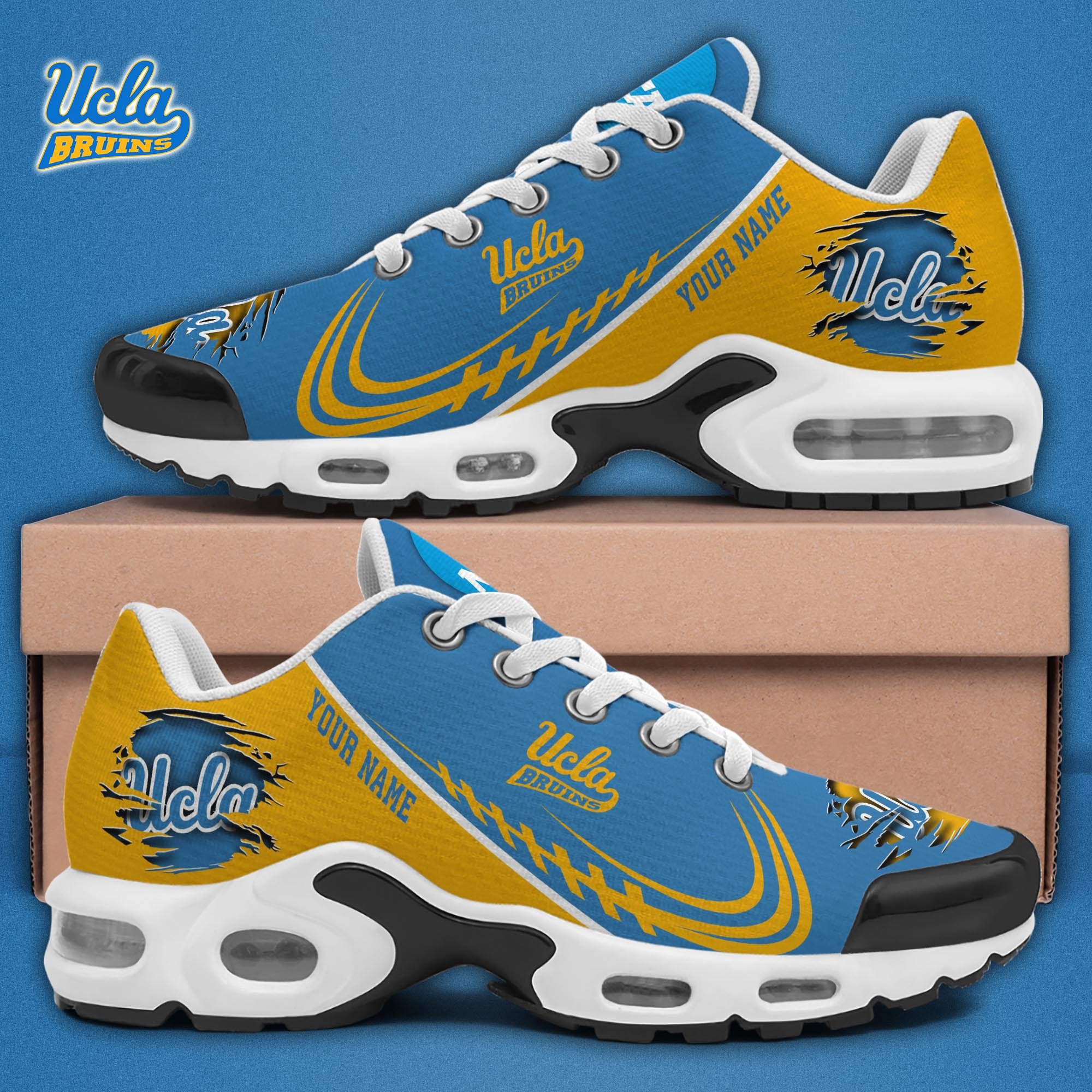 UCLA Bruins TN Shoes 2025 Version Custom Name 