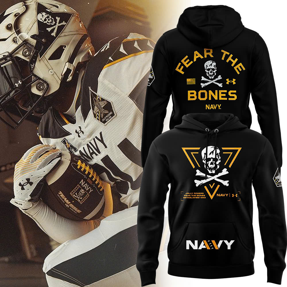 Under Armour Black Navy Midshipmen Rivalry Fleece Pullover Hoodie 