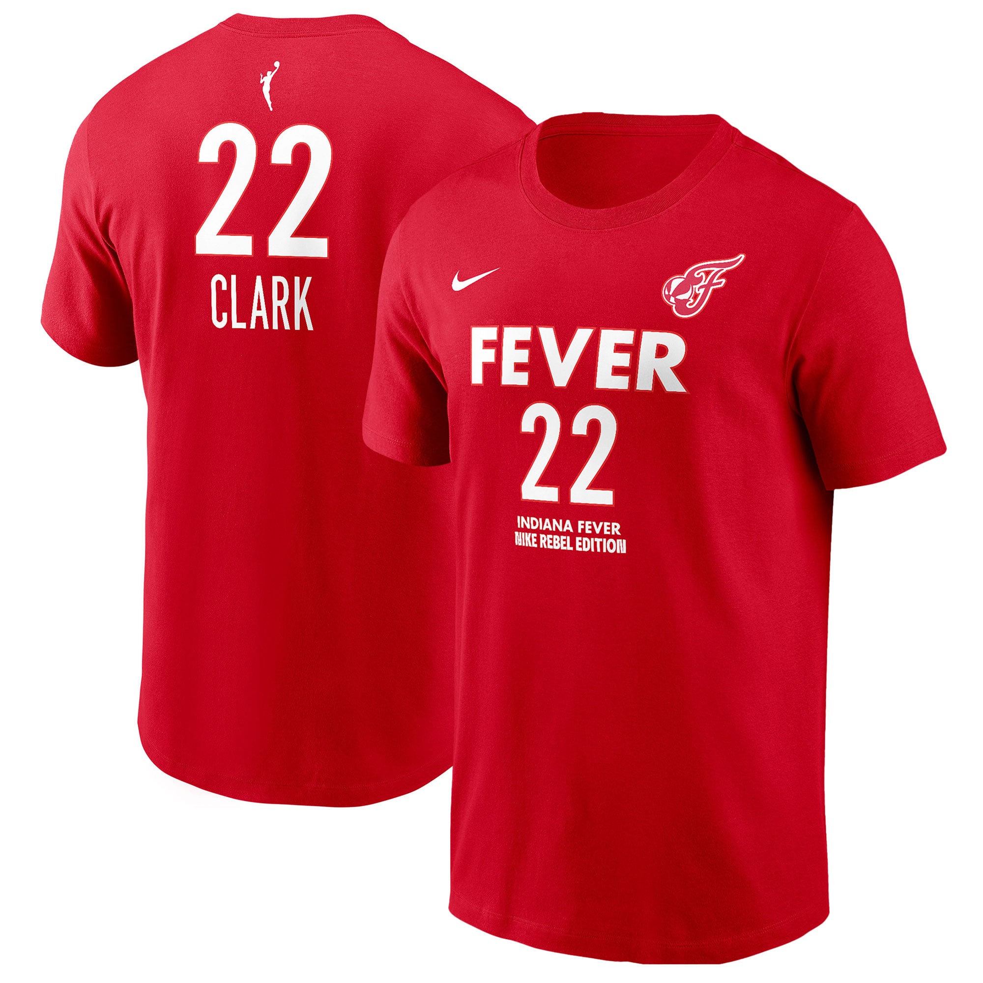 Unisex Indiana Fever Caitlin Clark   Red  WNBA Draft Rebel Edition Player Name &amp; Number TShirt 