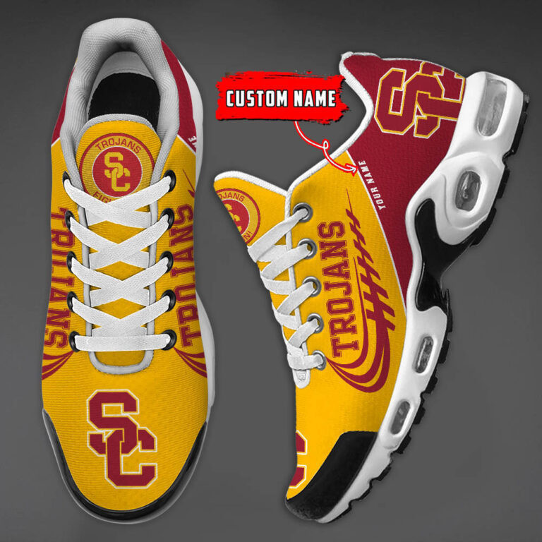 USC Trojans TN Air Max Plus Shoes Sneakers For Men And Women
