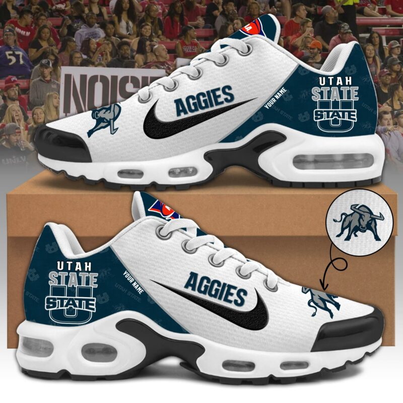 Utah State Aggies TN Shoes 2025 Version Custom Name, Shoes For Sport Fan, Sport Gifts PH270