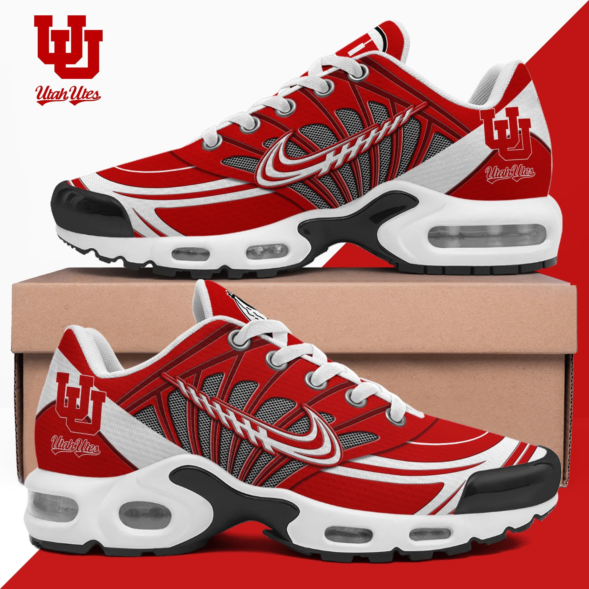Utah Utes TN Shoes 2025 Version Custom Name 135