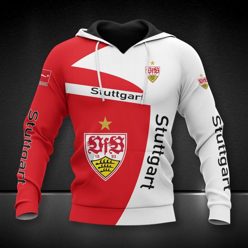 VfB Stuttgart Printing T-Shirt, Polo, Hoodie, Zip, Bomber 8319 