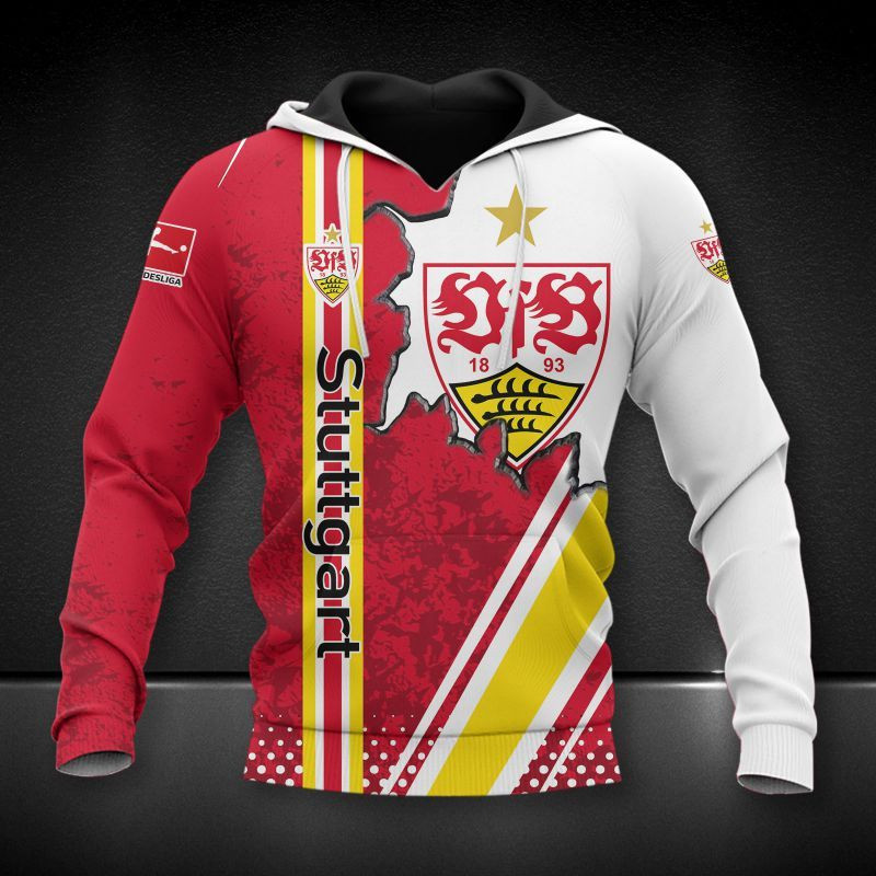 VfB Stuttgart Printing T-Shirt, Polo, Hoodie, Zip, Bomber 8750 