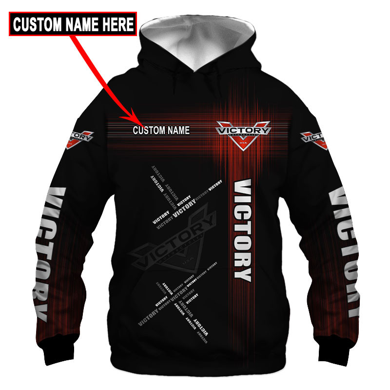 Victory Motorcycles Tshirt, sweatshirt, Polo, Hawaiian, Hoodie 3D Apparel Full Printing Custom Name 