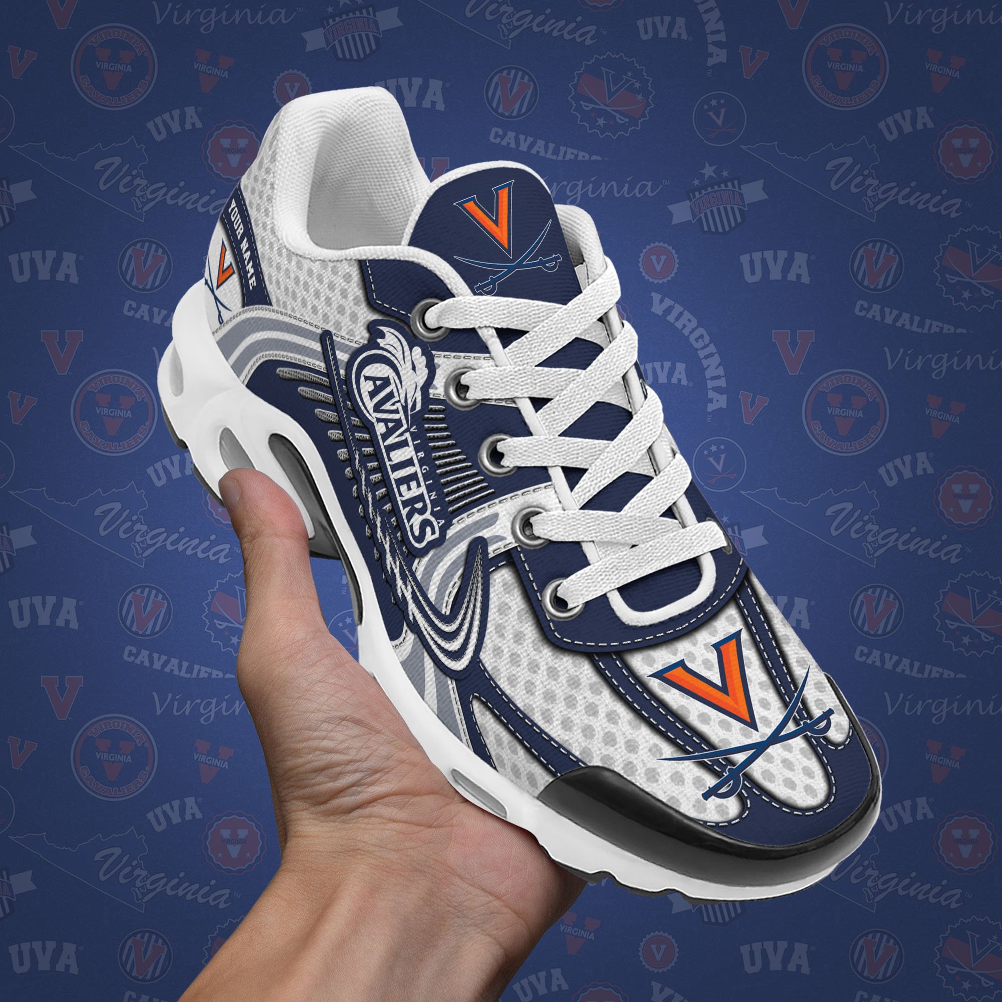 Virginia Cavaliers TN Shoes Custom Your Name, Sport Shoes