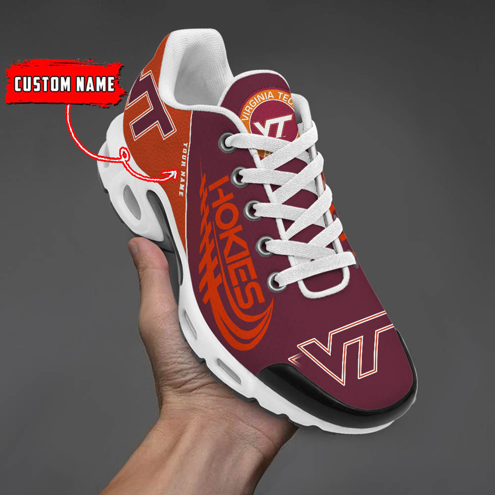 Virginia Tech Hokies Personalized TN Air Max Shoes Air Cushion Sneakers