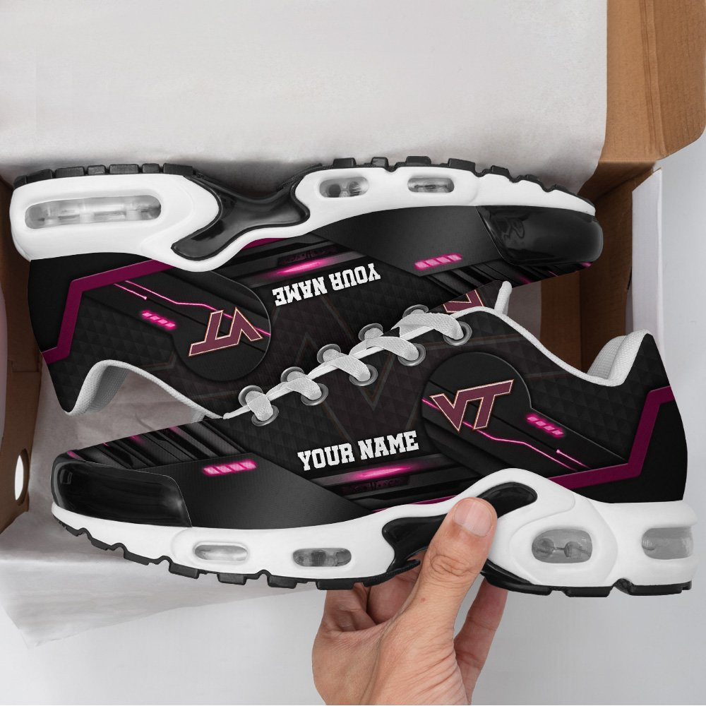 Virginia Tech Hokies TN Shoes 2025 Version Personalized Your Name, Sport Shoes, Gifts For Sport Fans, Gifts For Him PH897