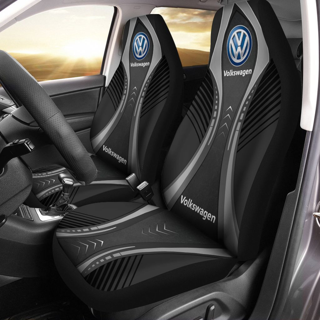 Volkswagen LPH-HL Car Seat Cover (Set of 2) Ver 1 (Black) 