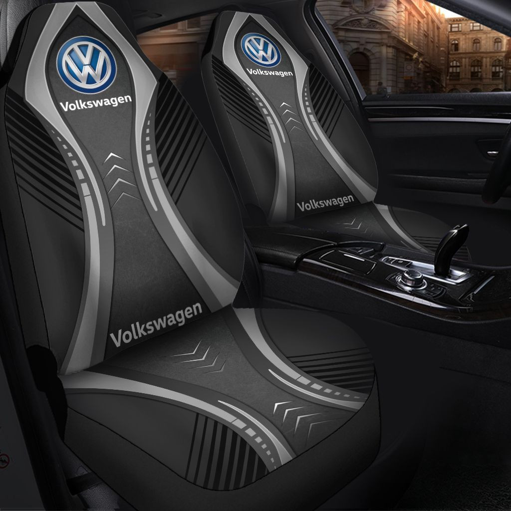 Volkswagen LPH-HL Car Seat Cover (Set of 2) Ver 1 (Black)