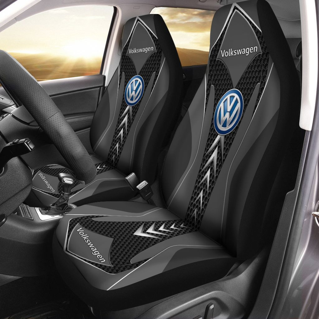 Volkswagen LPH-HT Car Seat Cover (Set of 2) Ver 3 (Black) 