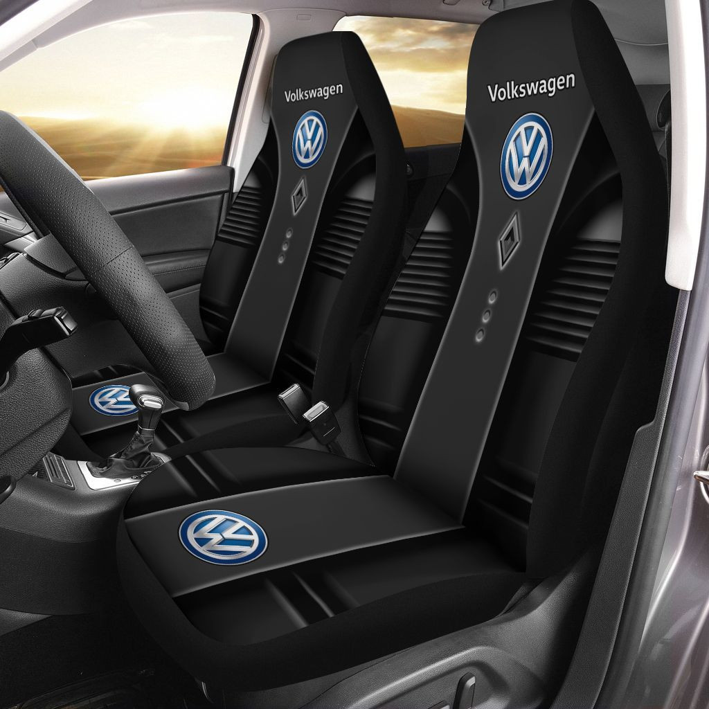 Volkswagen LPH-HT Car Seat Cover (Set of 2) Ver 4 (Black) 