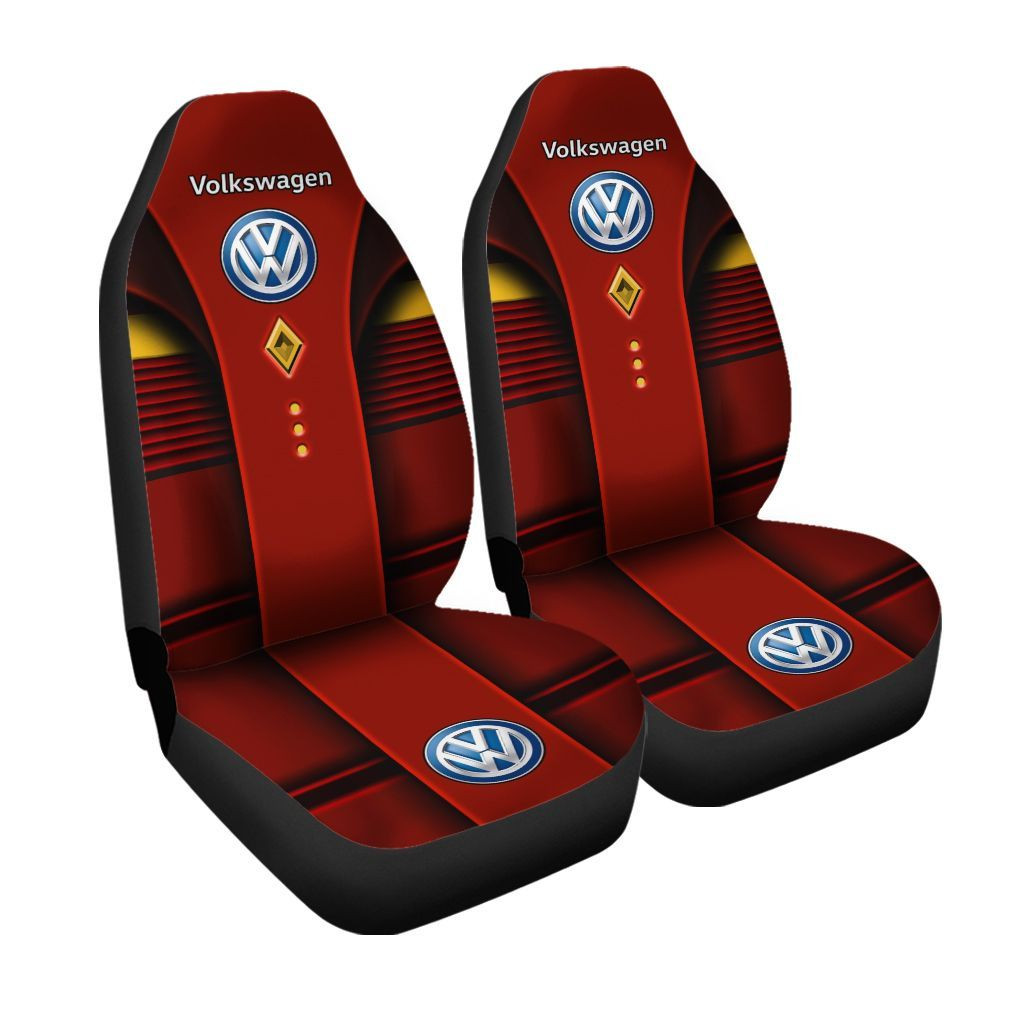 Volkswagen LPH-HT Car Seat Cover (Set of 2) Ver 4 (Red)