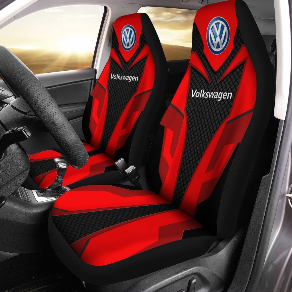 Volkswagen LPH-NH Car Seat Cover (Set of 2) Ver 2 (Red) 