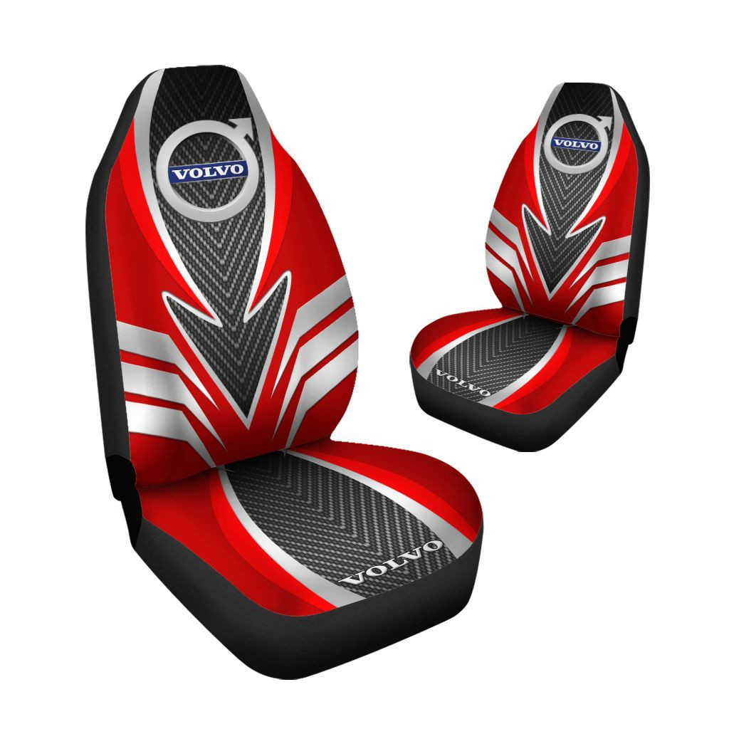 Volvo TNT-HL Car Seat Cover (Set of 2) Ver 2 (Red)