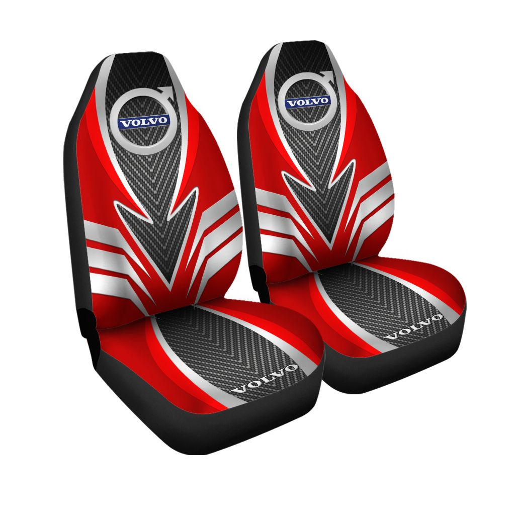 Volvo TNT-HL Car Seat Cover (Set of 2) Ver 2 (Red)