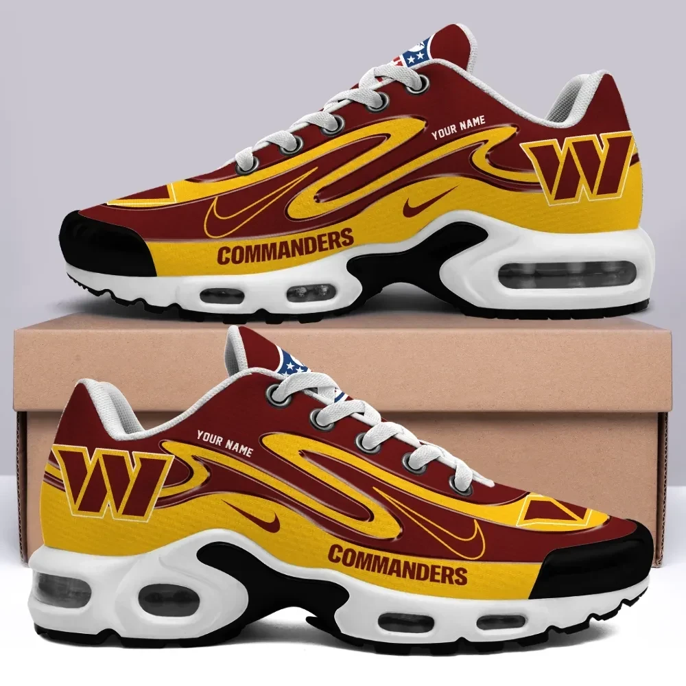 Washington Commanders Personalized Name Team Mix Colors V2 TN Shoes Air Cushion Sneakers