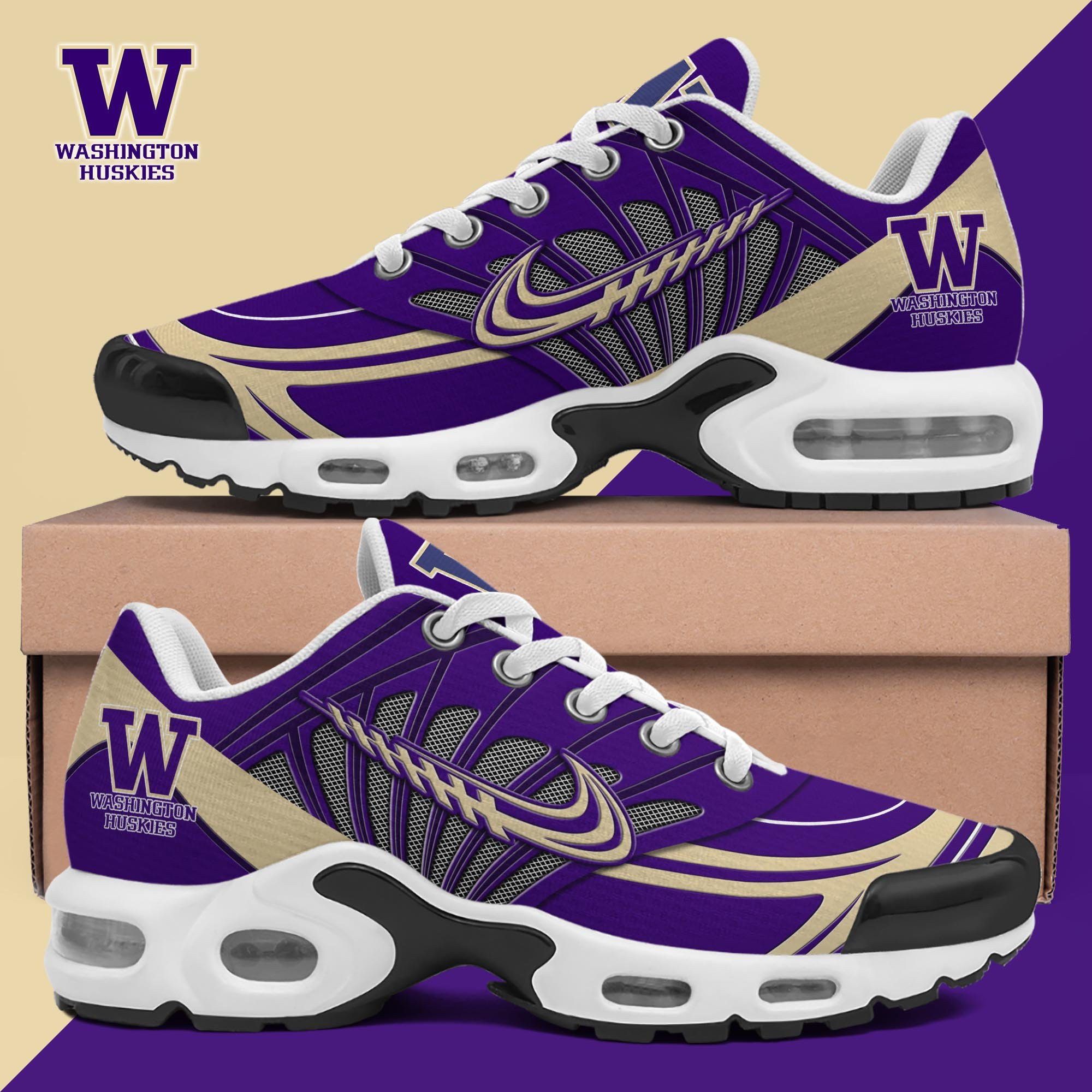 Washington Huskies TN Shoes 2025 Version Custom Name 135