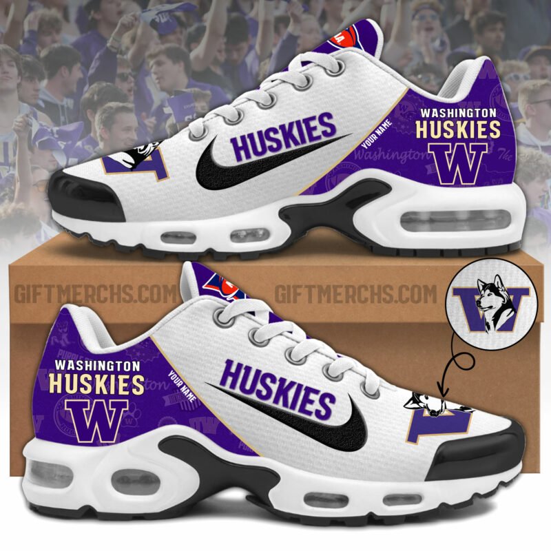 Washington Huskies TN Shoes 2025 Version Custom Name, Shoes For Sport Fan, Sport Gifts PH270