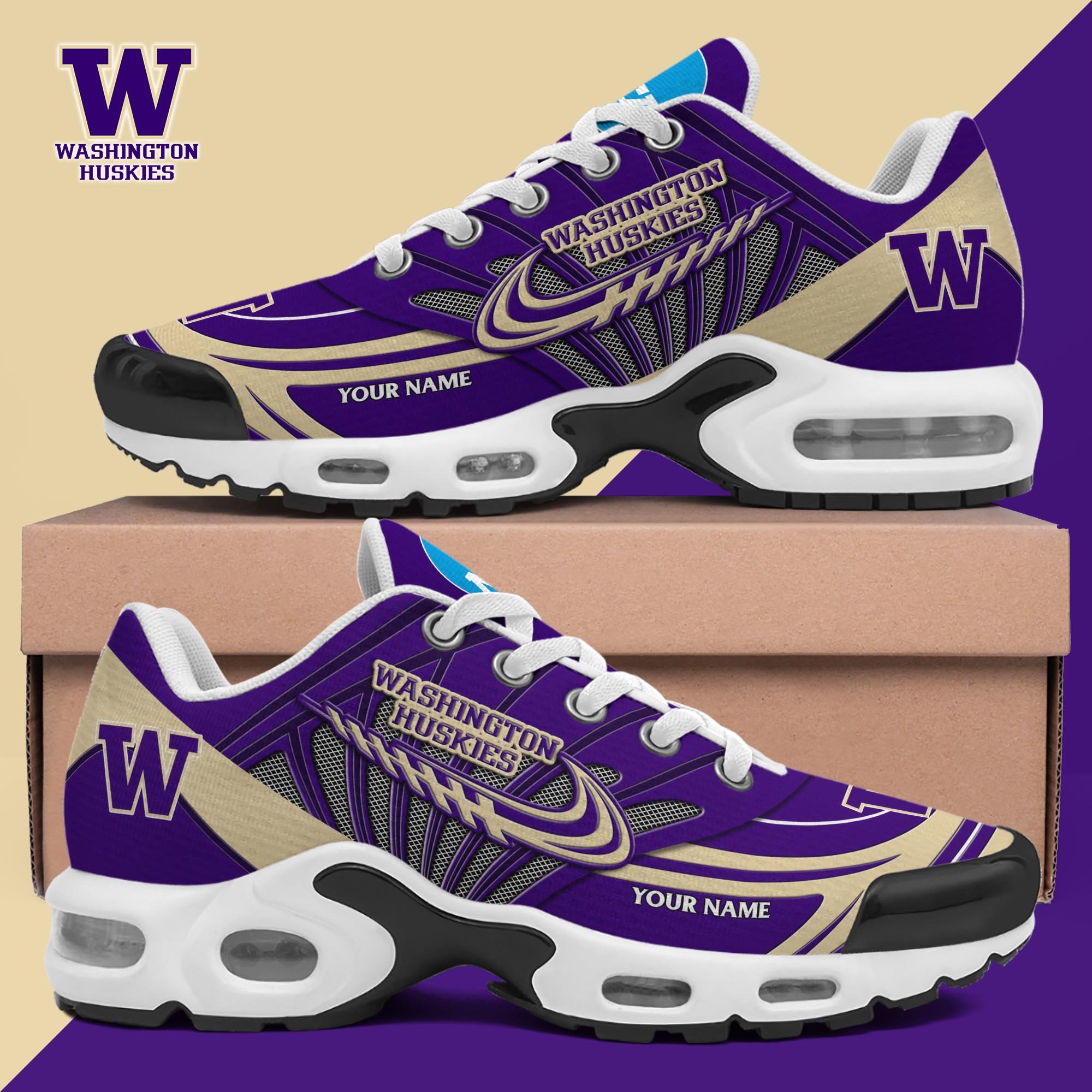 Washington Huskies TN Shoes 2025 Version Custom Your Name 594
