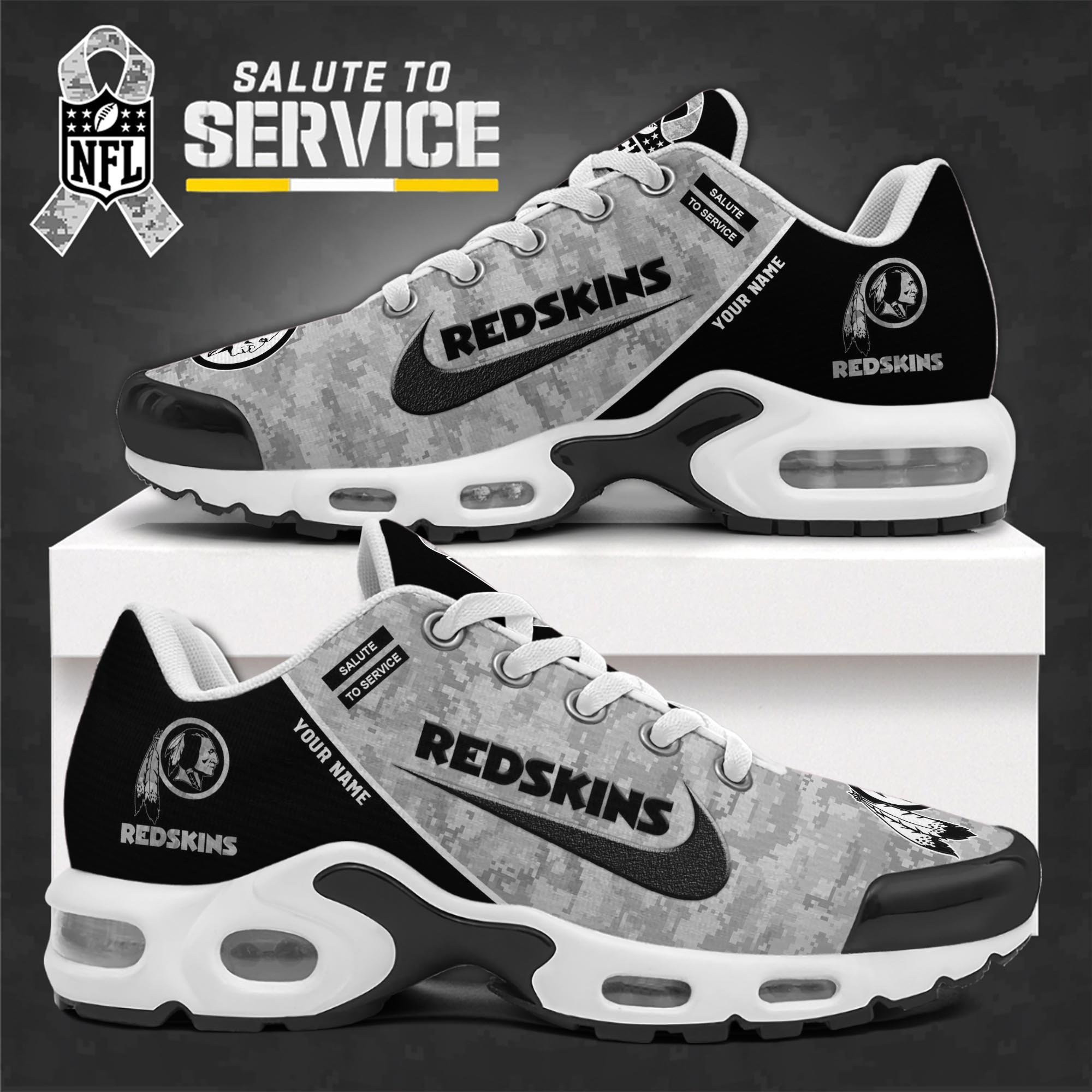 Washington Redskins Team TN Shoes 2025 Version Custom Name 581