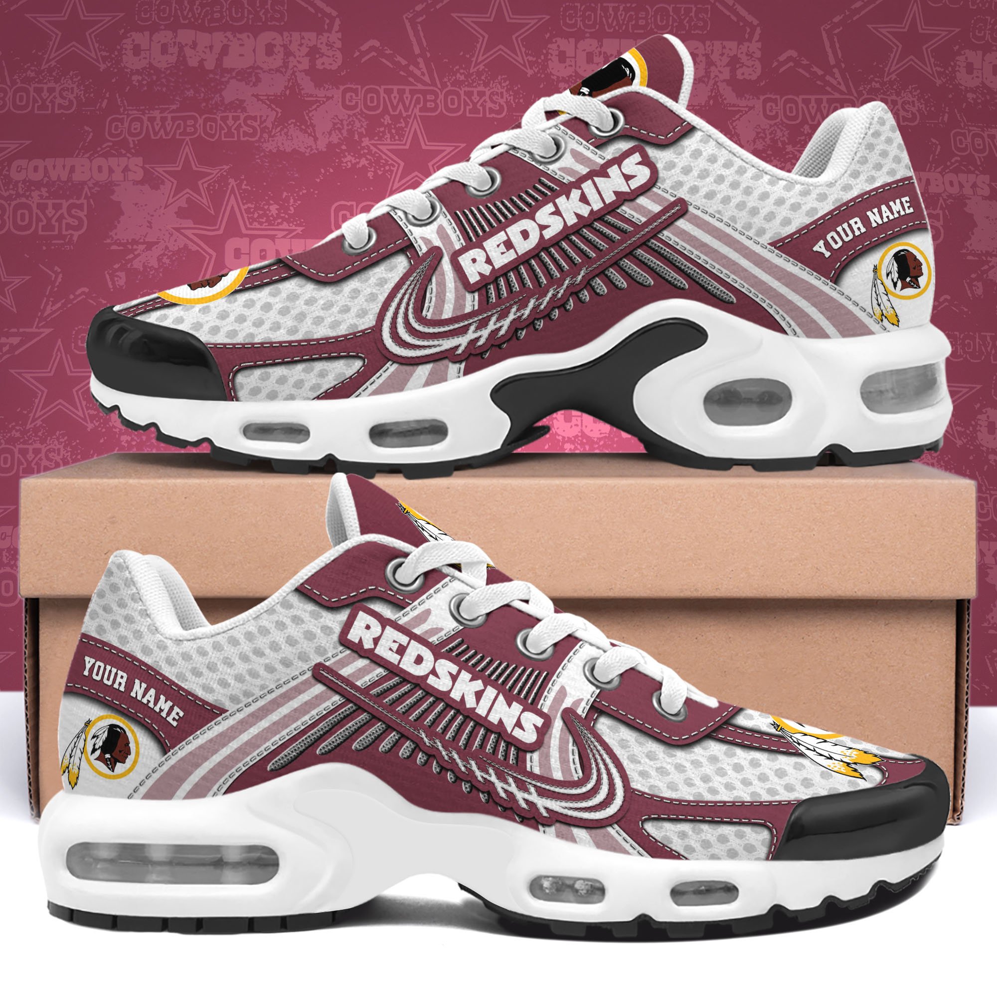 Washington Redskins TN Shoes Custom Your Name, Sport Team Shoes