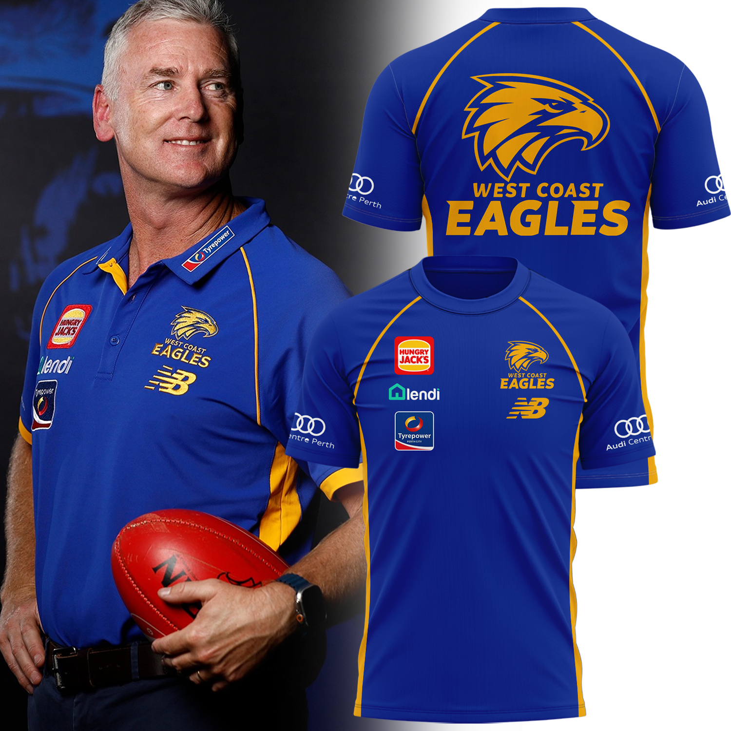 West Coast Eagles Polo Shirt /Hoodie/ ZIP Hoodie/T-Shirt/Sweatshirt 