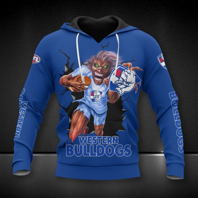 Western Bulldogs Printing T-Shirt, Polo, Hoodie, Zip, Bomber 3534 