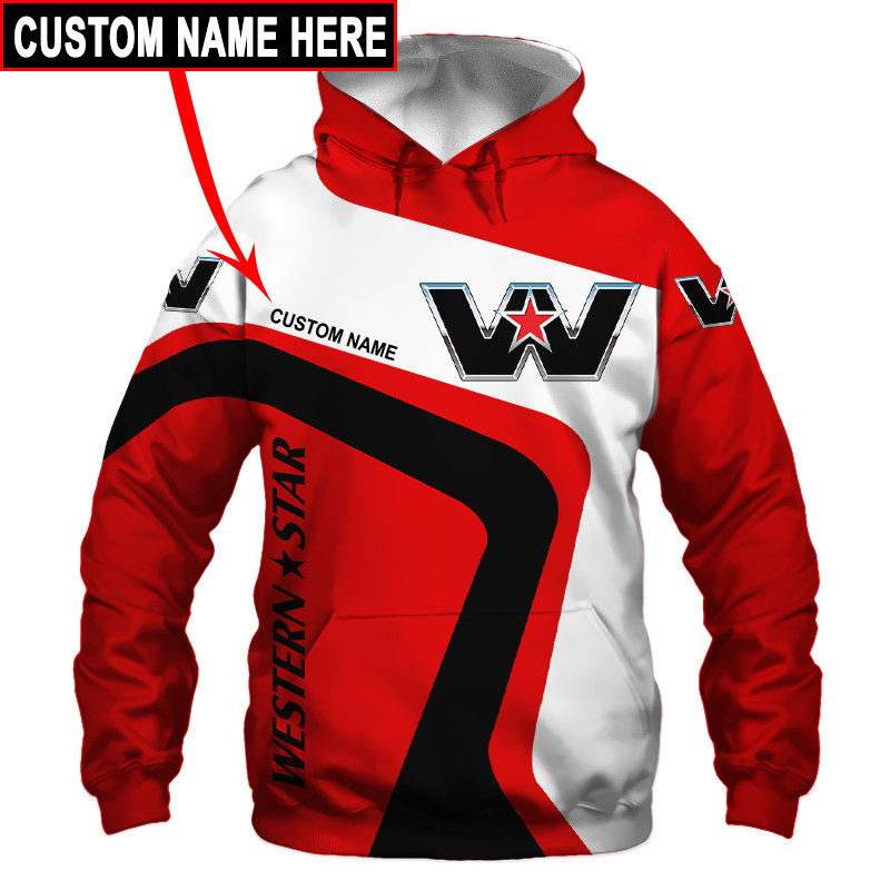 Western Star t-shirt hoodie apparel 3D full printing 