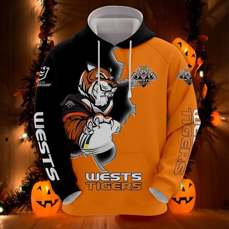 Wests Tigers Printing T-Shirt, Polo, Hoodie, Zip, Bomber 2385 