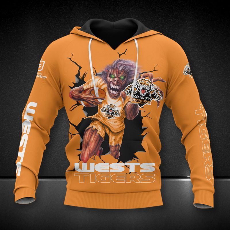 Wests Tigers Printing T-Shirt, Polo, Hoodie, Zip, Bomber 3516 