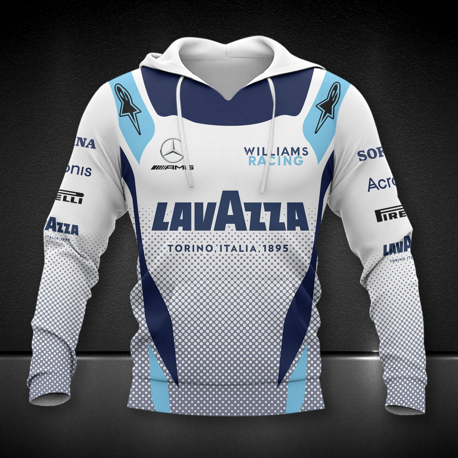 Williams Racing Printing T-Shirt, Polo, Hoodie, Zip, Bomber 9126 