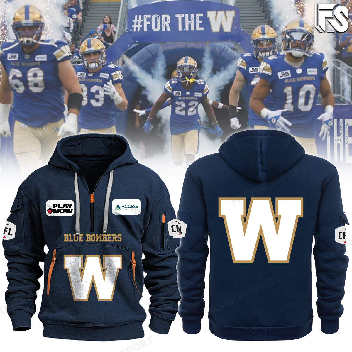 Winnipeg Blue Heavy Hoodie 