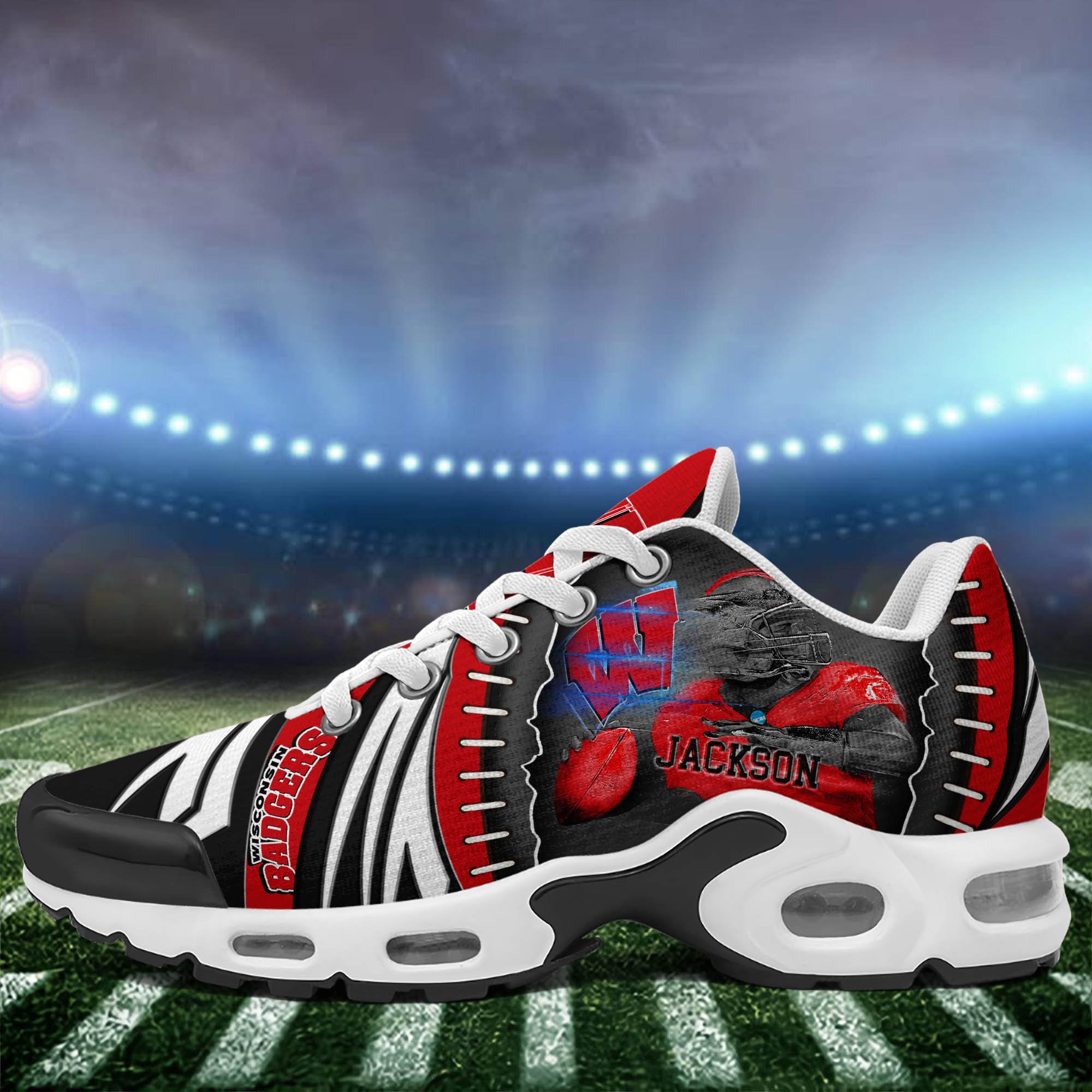 Wisconsin Badgers TN Shoes 2025 Version Custom Your Name 919