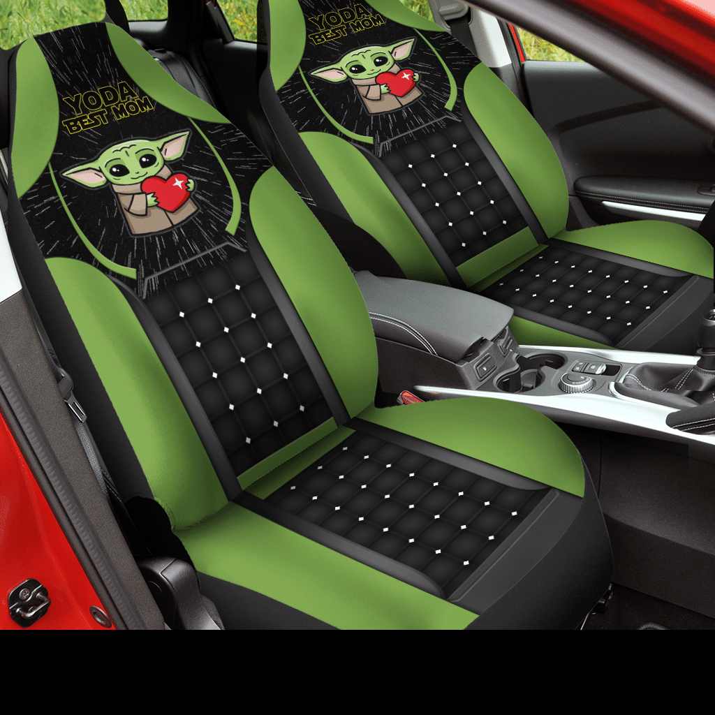 YODA BEST MOM Car Seat Covers (SET OF 2) - v2 