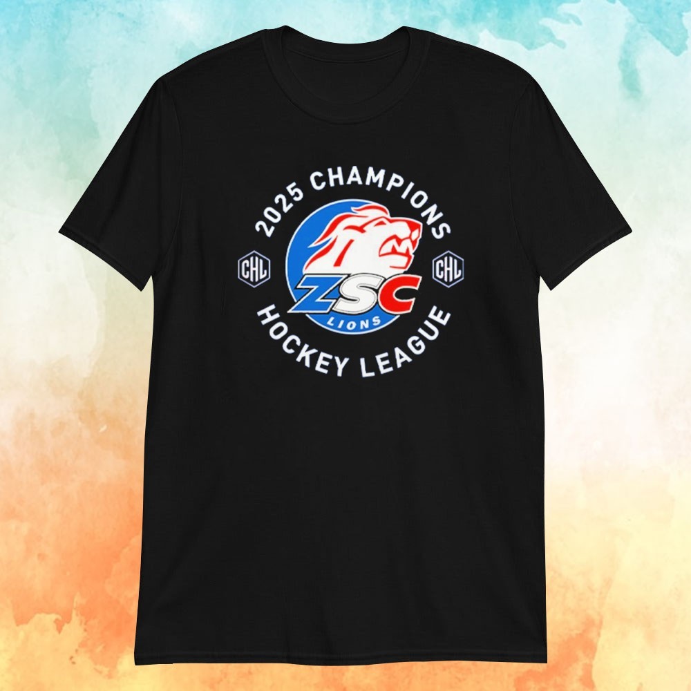ZSC Lions 2025 CHL Hockey League Champions Shirt 